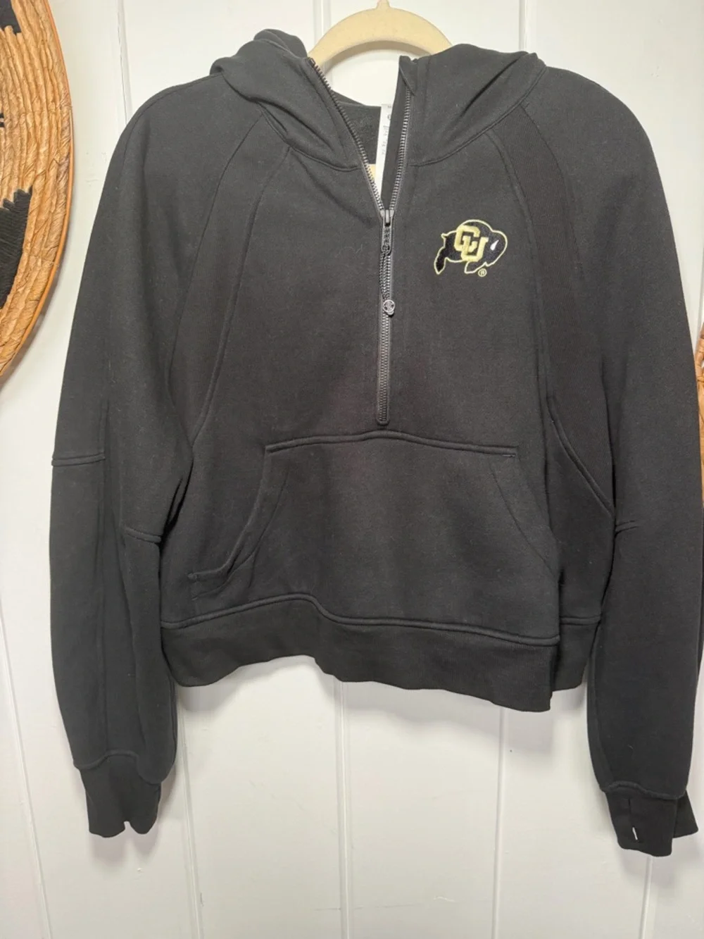 Scuba oversized half zip hoodie - Picture 1 of 3